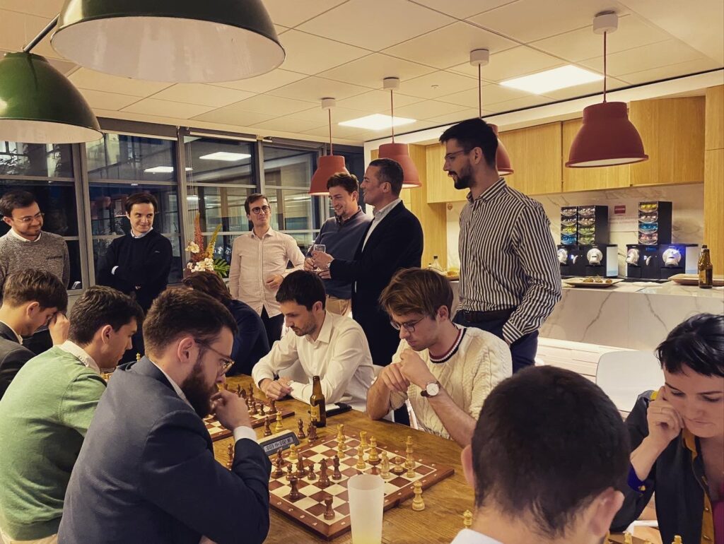 Tournoi d'échecs en entreprise