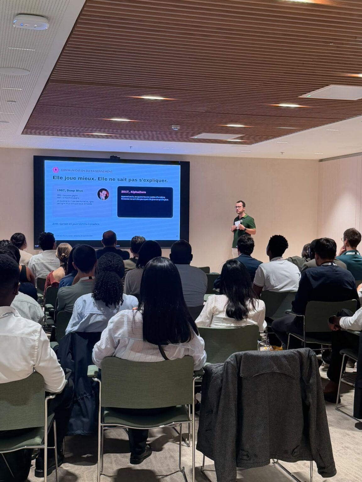 Collaborateurs de Groupama pendant la conférence